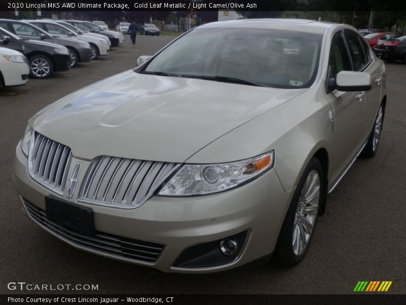 Gold Leaf Metallic / Light Camel/Olive Ash 2010 Lincoln MKS AWD Ultimate Package