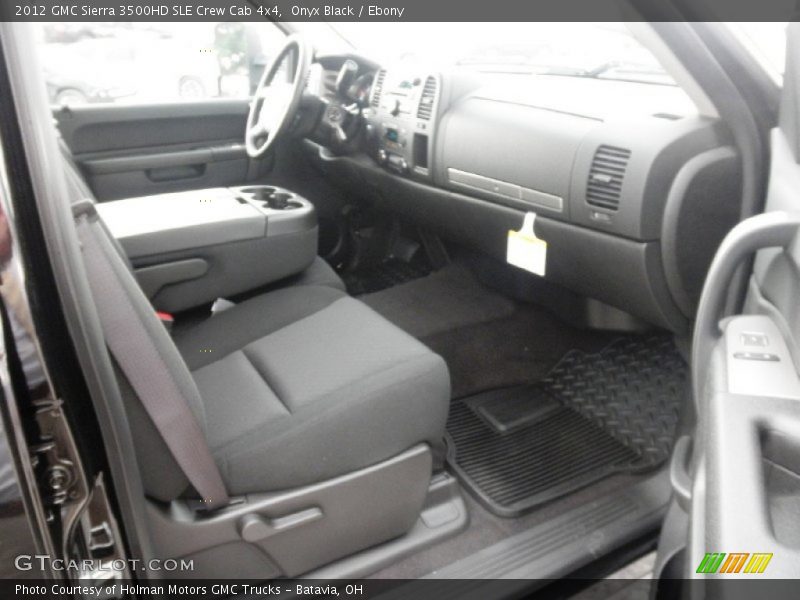 Onyx Black / Ebony 2012 GMC Sierra 3500HD SLE Crew Cab 4x4