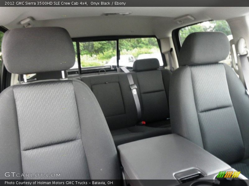 Onyx Black / Ebony 2012 GMC Sierra 3500HD SLE Crew Cab 4x4
