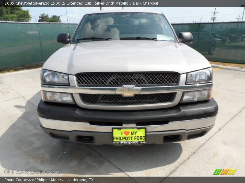 Silver Birch Metallic / Dark Charcoal 2005 Chevrolet Silverado 1500 LS Extended Cab