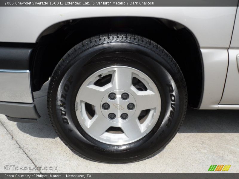 Silver Birch Metallic / Dark Charcoal 2005 Chevrolet Silverado 1500 LS Extended Cab