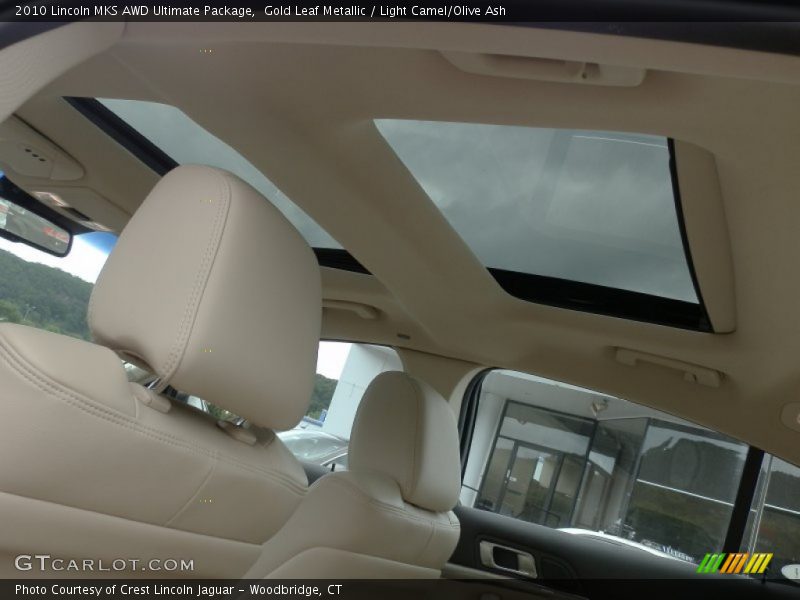 Gold Leaf Metallic / Light Camel/Olive Ash 2010 Lincoln MKS AWD Ultimate Package