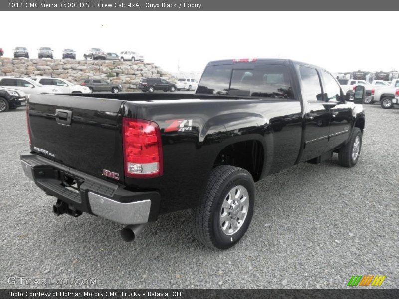 Onyx Black / Ebony 2012 GMC Sierra 3500HD SLE Crew Cab 4x4