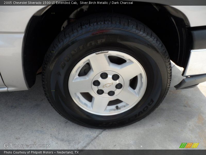 Silver Birch Metallic / Dark Charcoal 2005 Chevrolet Silverado 1500 LS Extended Cab