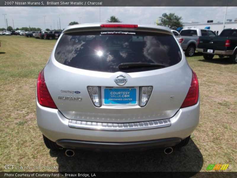 Brilliant Silver Metallic / Charcoal 2007 Nissan Murano S