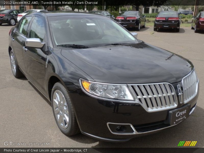 Tuxedo Black Metallic / Dark Charcoal 2012 Lincoln MKZ AWD