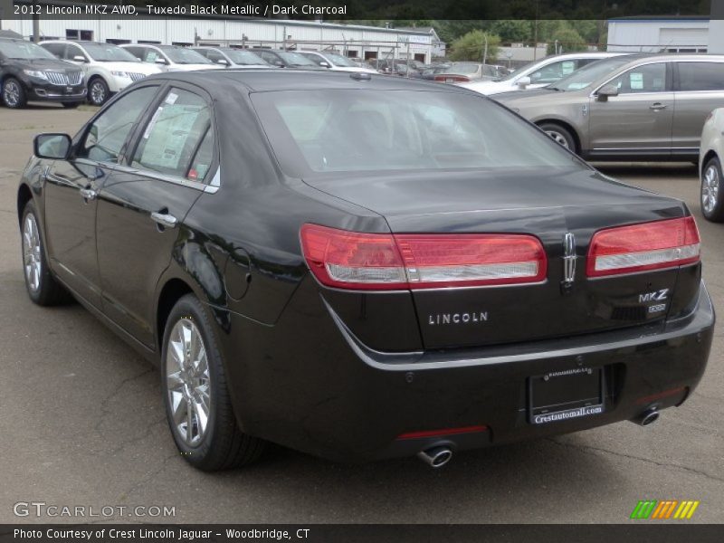 Tuxedo Black Metallic / Dark Charcoal 2012 Lincoln MKZ AWD