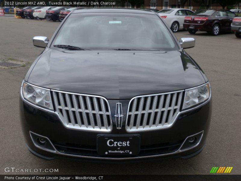 Tuxedo Black Metallic / Dark Charcoal 2012 Lincoln MKZ AWD