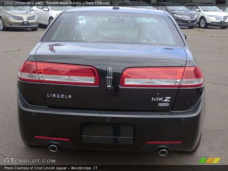 Tuxedo Black Metallic / Dark Charcoal 2012 Lincoln MKZ AWD