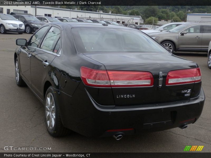 Tuxedo Black Metallic / Dark Charcoal 2012 Lincoln MKZ AWD