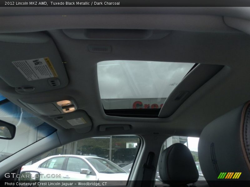 Tuxedo Black Metallic / Dark Charcoal 2012 Lincoln MKZ AWD