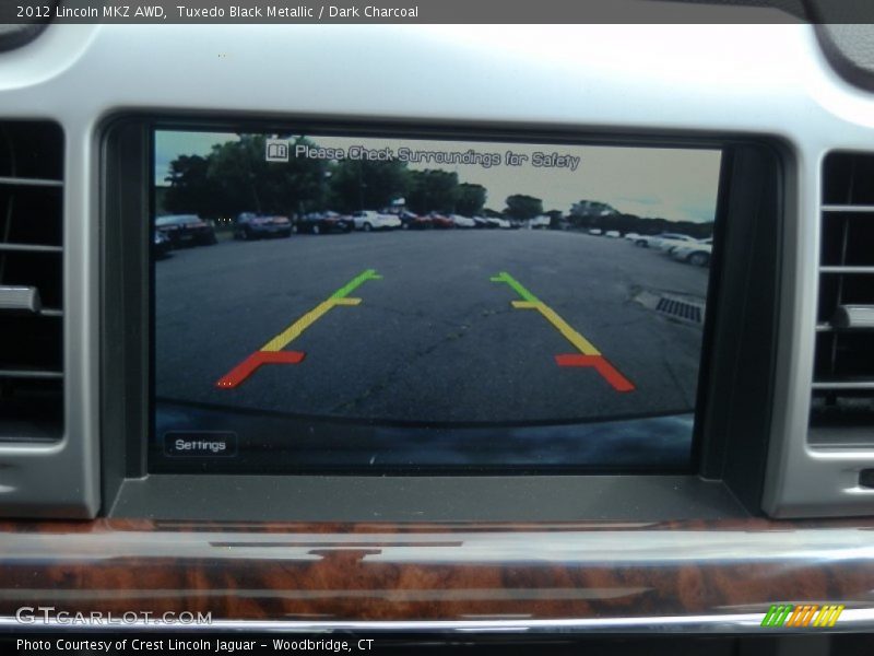 Tuxedo Black Metallic / Dark Charcoal 2012 Lincoln MKZ AWD