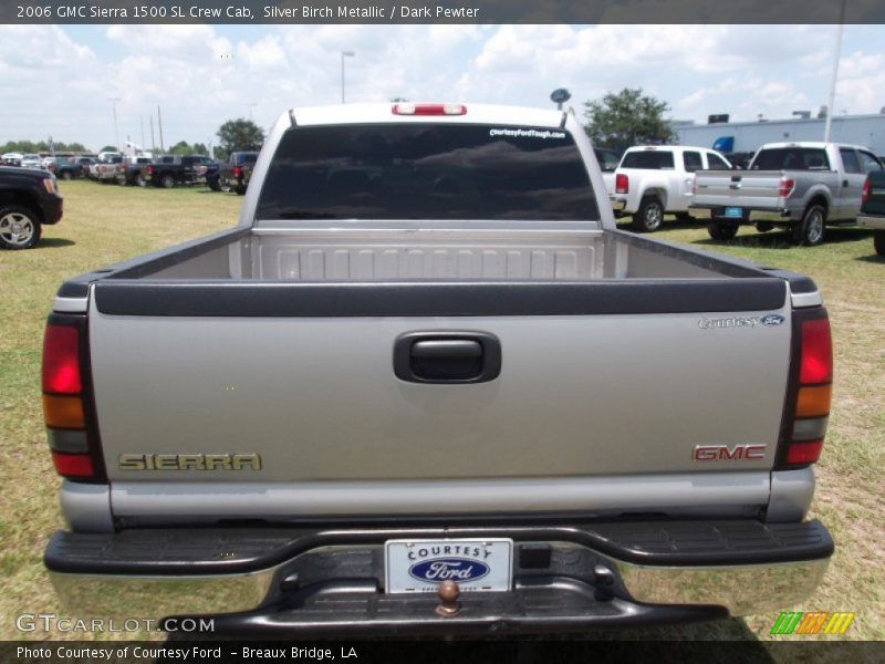 Silver Birch Metallic / Dark Pewter 2006 GMC Sierra 1500 SL Crew Cab
