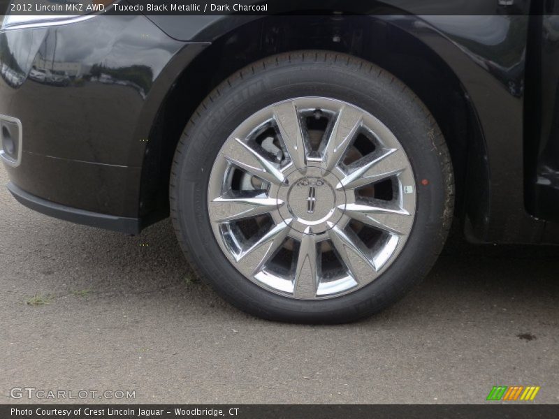 Tuxedo Black Metallic / Dark Charcoal 2012 Lincoln MKZ AWD