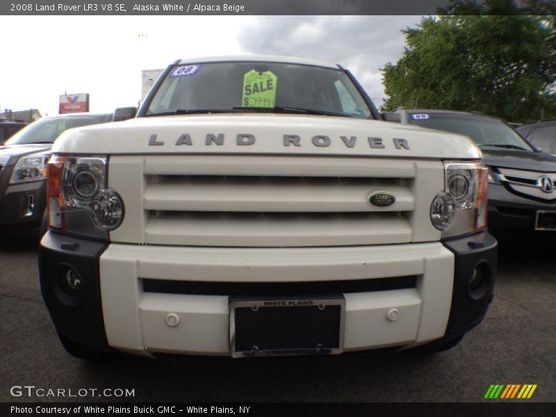 Alaska White / Alpaca Beige 2008 Land Rover LR3 V8 SE
