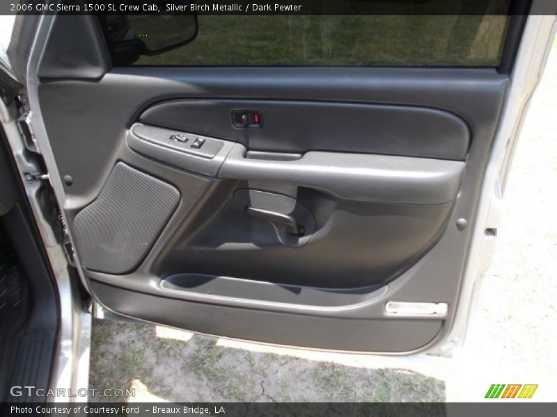 Silver Birch Metallic / Dark Pewter 2006 GMC Sierra 1500 SL Crew Cab