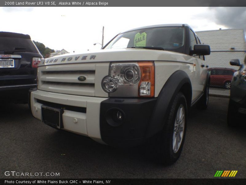 Alaska White / Alpaca Beige 2008 Land Rover LR3 V8 SE