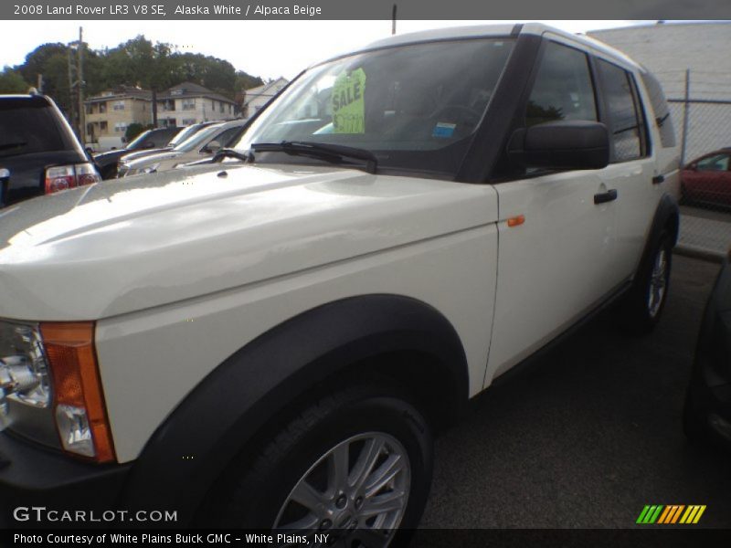 Alaska White / Alpaca Beige 2008 Land Rover LR3 V8 SE