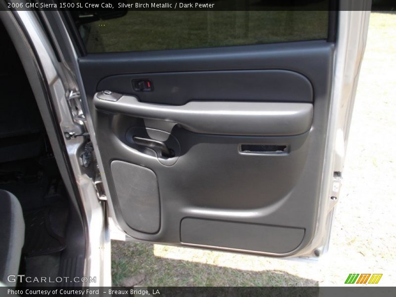 Silver Birch Metallic / Dark Pewter 2006 GMC Sierra 1500 SL Crew Cab