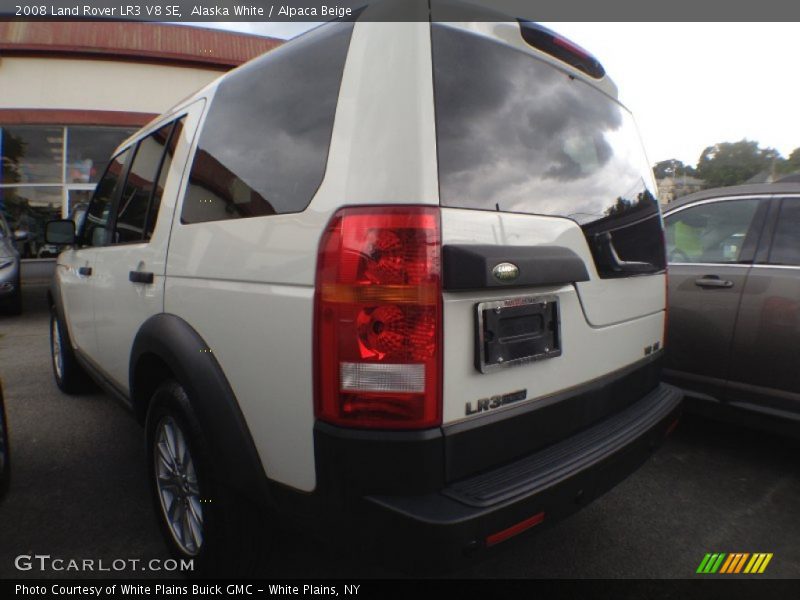 Alaska White / Alpaca Beige 2008 Land Rover LR3 V8 SE
