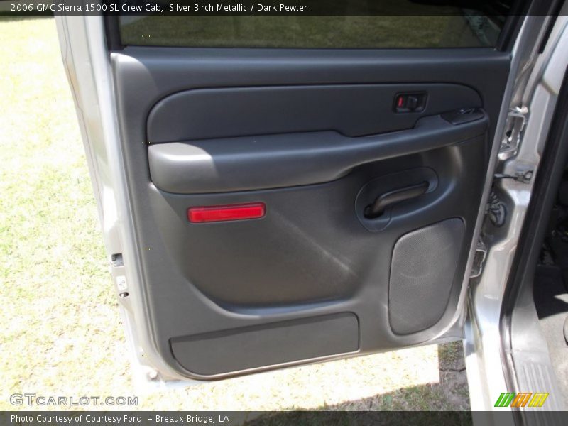 Silver Birch Metallic / Dark Pewter 2006 GMC Sierra 1500 SL Crew Cab