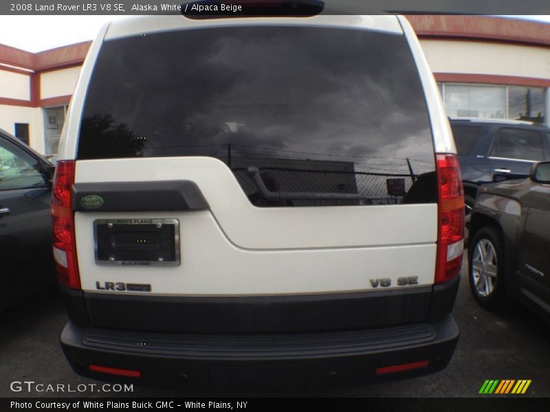 Alaska White / Alpaca Beige 2008 Land Rover LR3 V8 SE