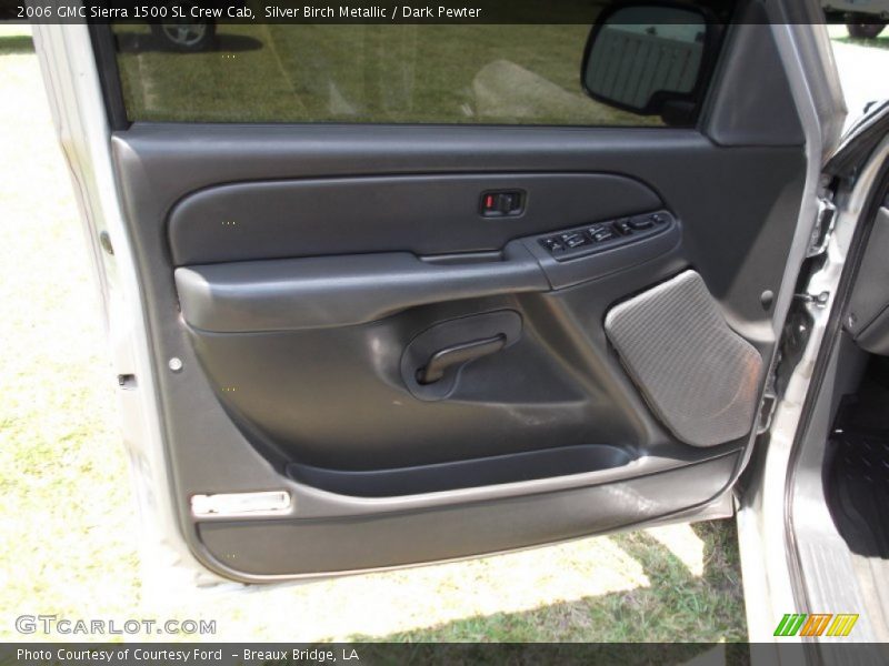 Silver Birch Metallic / Dark Pewter 2006 GMC Sierra 1500 SL Crew Cab