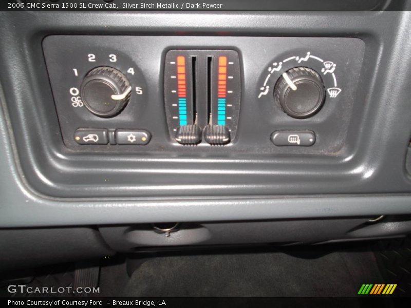 Silver Birch Metallic / Dark Pewter 2006 GMC Sierra 1500 SL Crew Cab