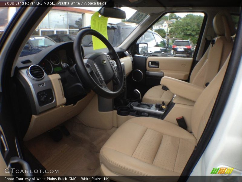 Alaska White / Alpaca Beige 2008 Land Rover LR3 V8 SE