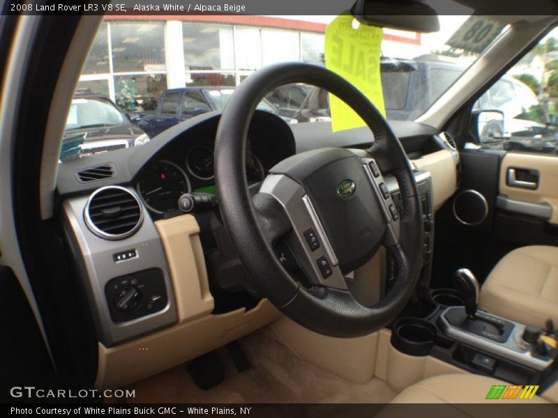 Alaska White / Alpaca Beige 2008 Land Rover LR3 V8 SE