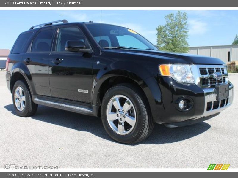 Black / Charcoal 2008 Ford Escape Limited