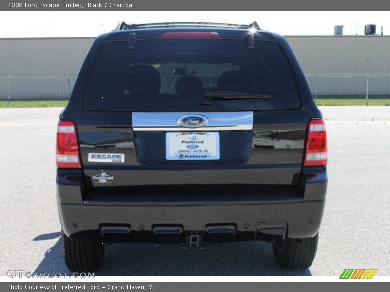 Black / Charcoal 2008 Ford Escape Limited