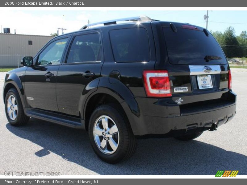 Black / Charcoal 2008 Ford Escape Limited