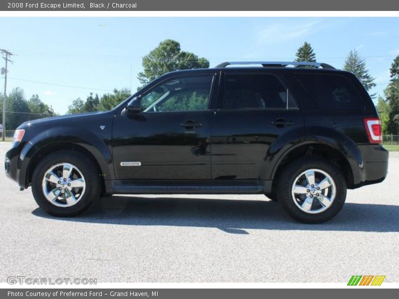 Black / Charcoal 2008 Ford Escape Limited