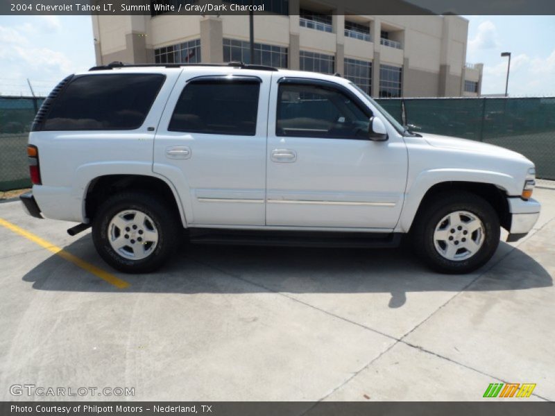 Summit White / Gray/Dark Charcoal 2004 Chevrolet Tahoe LT