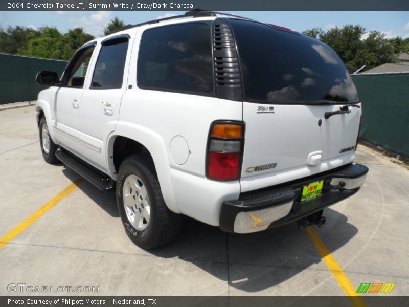 Summit White / Gray/Dark Charcoal 2004 Chevrolet Tahoe LT