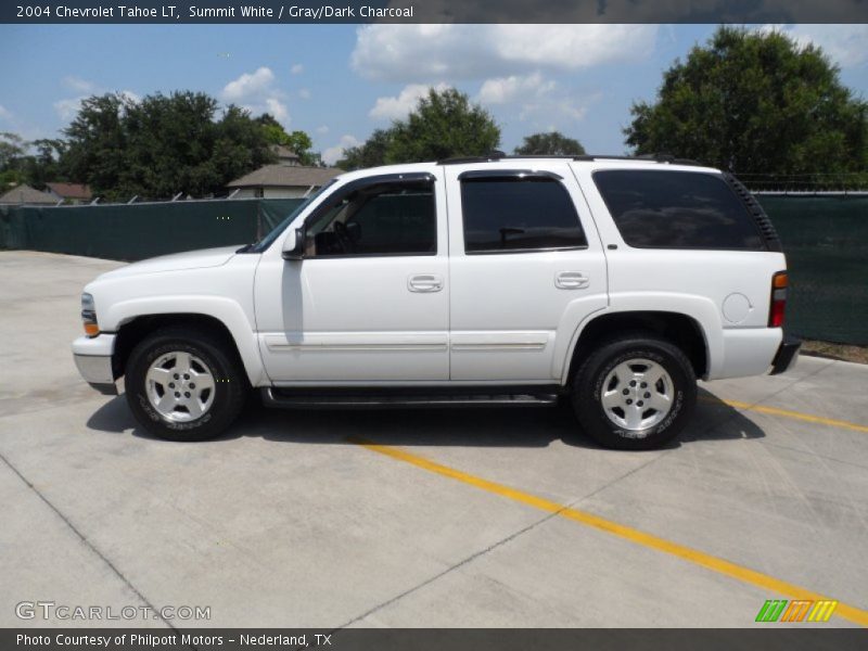 Summit White / Gray/Dark Charcoal 2004 Chevrolet Tahoe LT