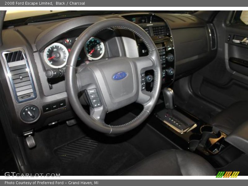 Black / Charcoal 2008 Ford Escape Limited