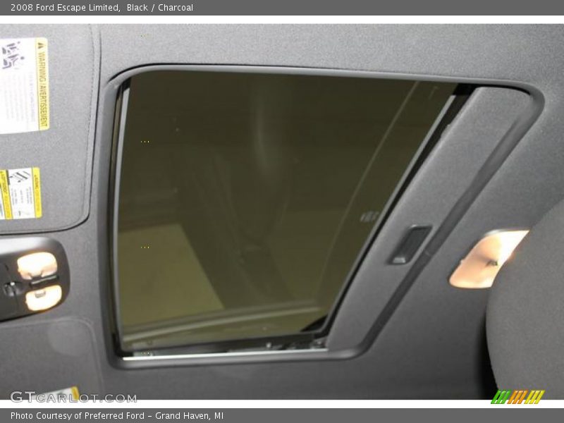 Black / Charcoal 2008 Ford Escape Limited