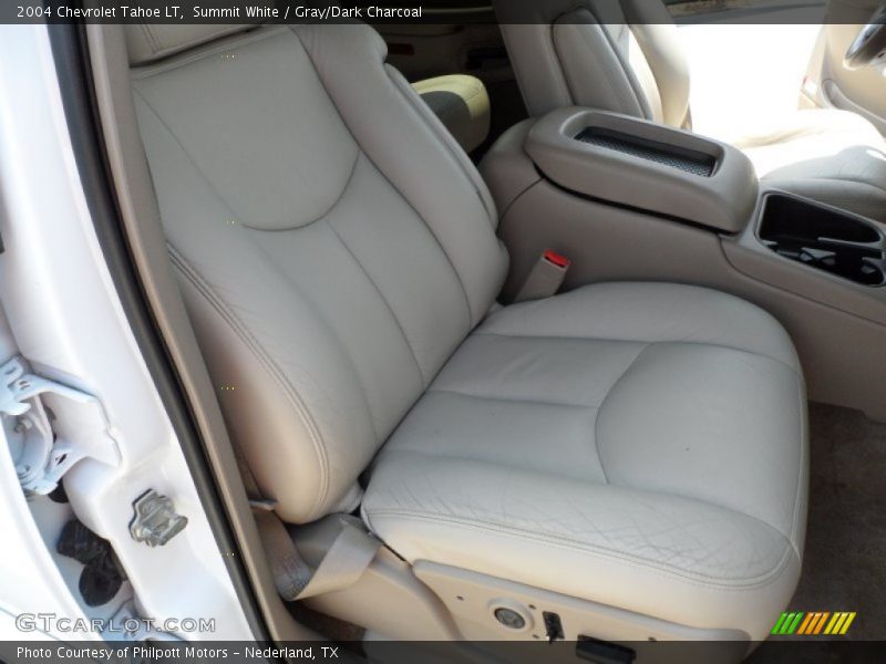 Summit White / Gray/Dark Charcoal 2004 Chevrolet Tahoe LT