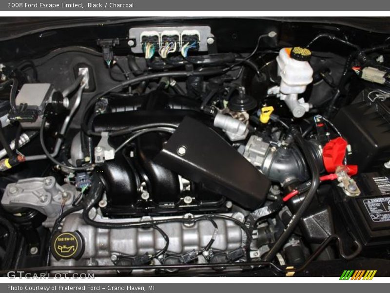Black / Charcoal 2008 Ford Escape Limited