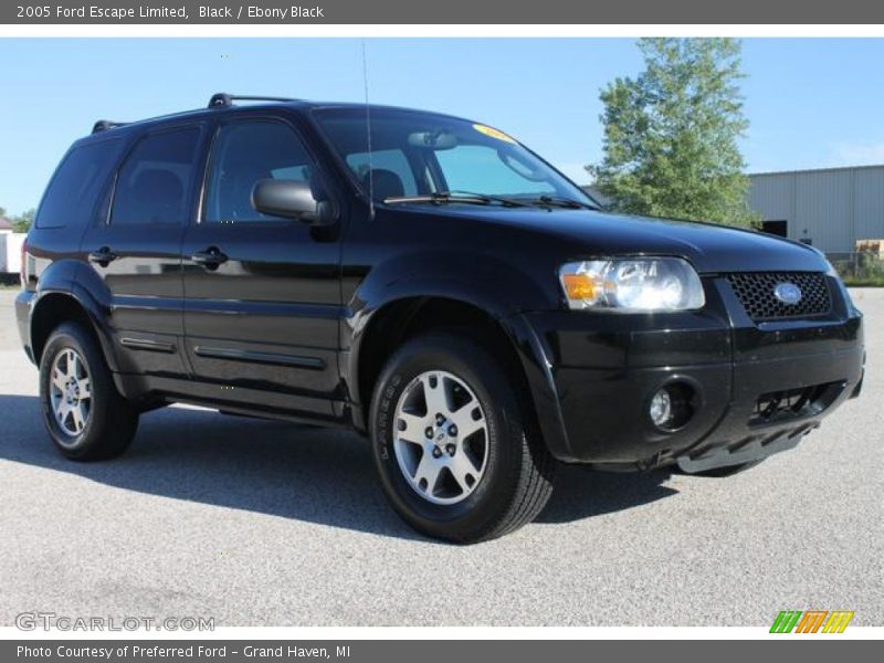 Black / Ebony Black 2005 Ford Escape Limited