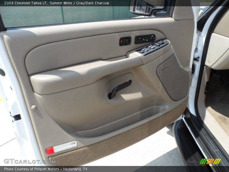 Summit White / Gray/Dark Charcoal 2004 Chevrolet Tahoe LT