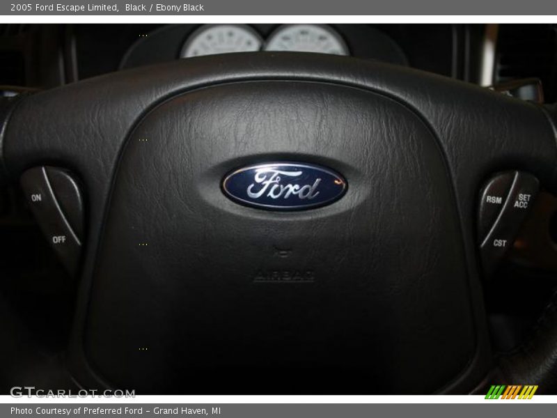 Black / Ebony Black 2005 Ford Escape Limited
