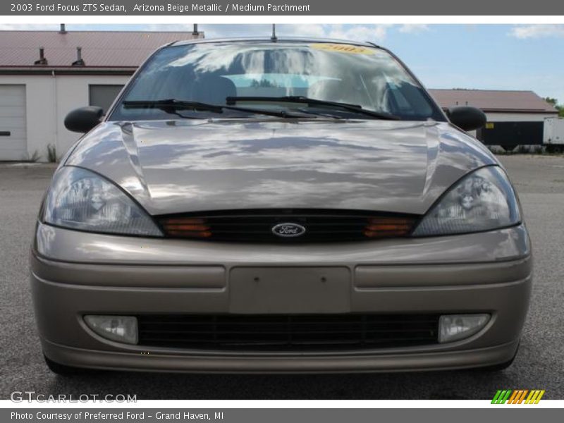 Arizona Beige Metallic / Medium Parchment 2003 Ford Focus ZTS Sedan