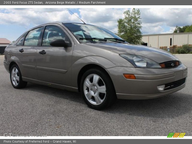  2003 Focus ZTS Sedan Arizona Beige Metallic