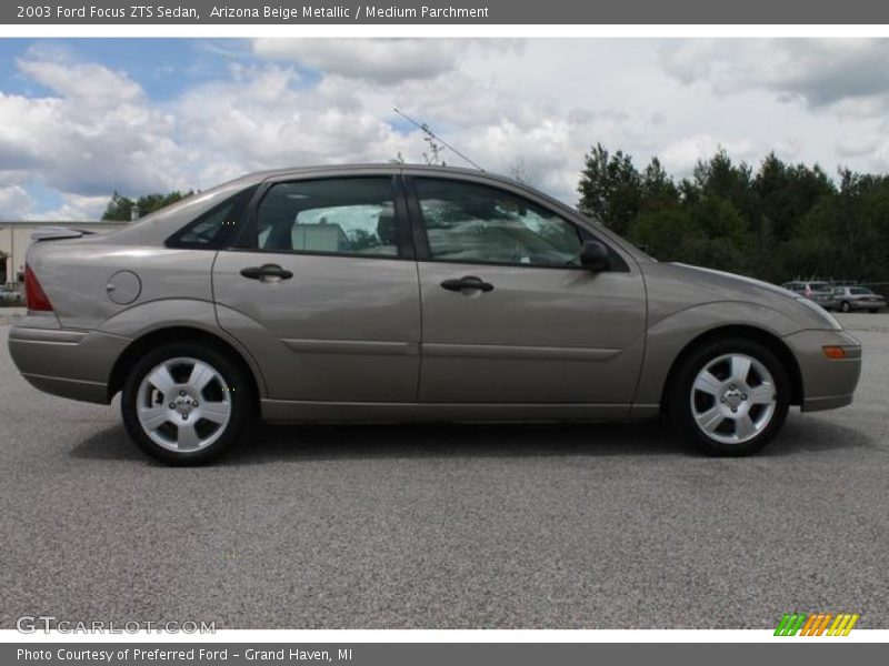  2003 Focus ZTS Sedan Arizona Beige Metallic