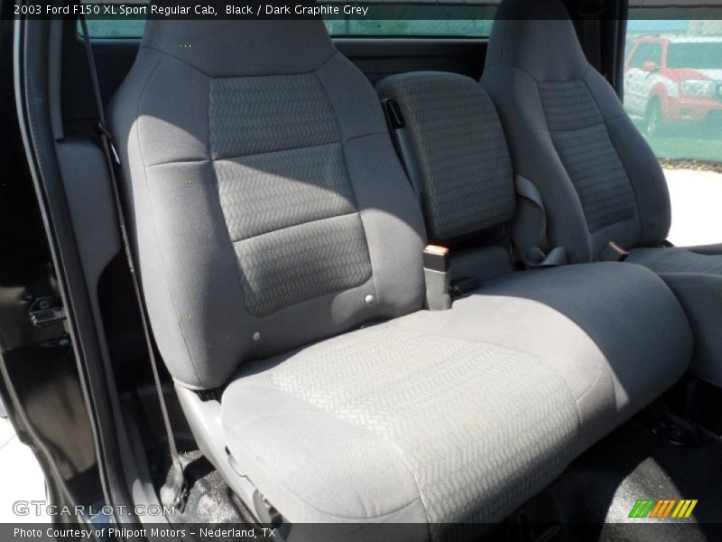 Black / Dark Graphite Grey 2003 Ford F150 XL Sport Regular Cab