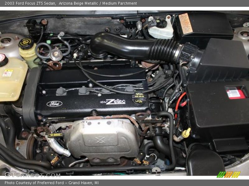  2003 Focus ZTS Sedan Engine - 2.0L DOHC 16V Zetec 4 Cylinder