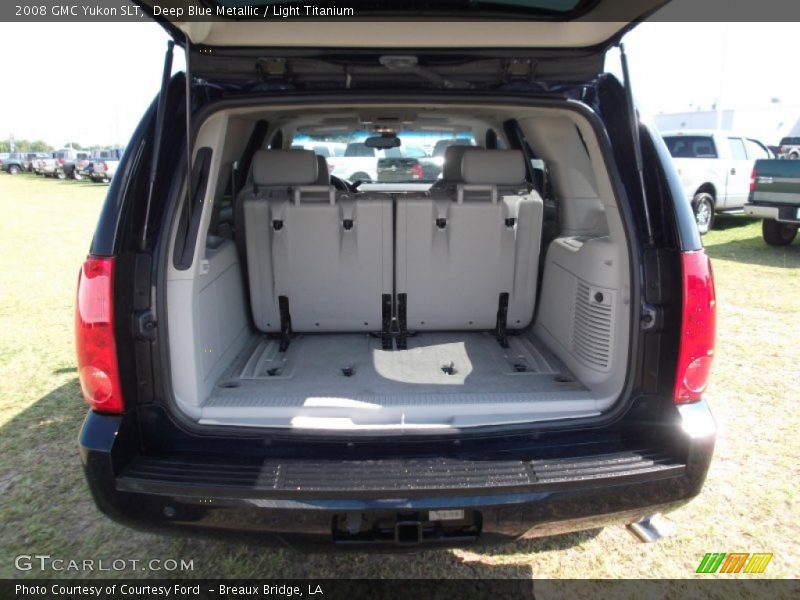 Deep Blue Metallic / Light Titanium 2008 GMC Yukon SLT